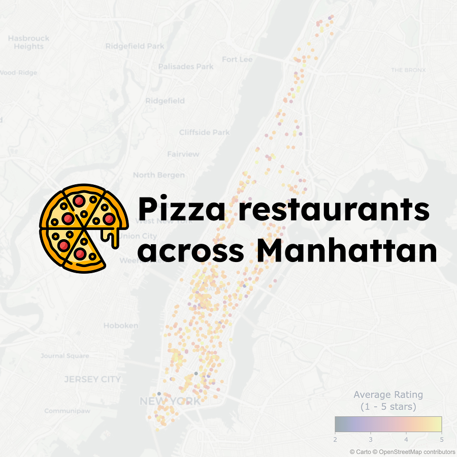 Best Pizza in Manhattan: An Analysis of 668 Pizza Places